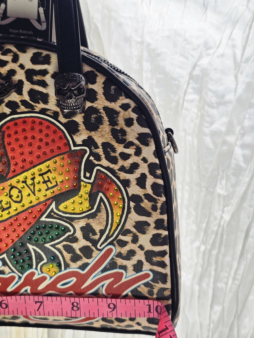 Ed Hardy Women's Leopard Print 'Eternal Love' Convertible Tote - Multicolor - Picture 12 of 17